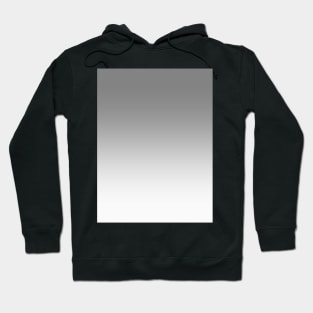 Gray to White Horizontal Linear Gradient Hoodie